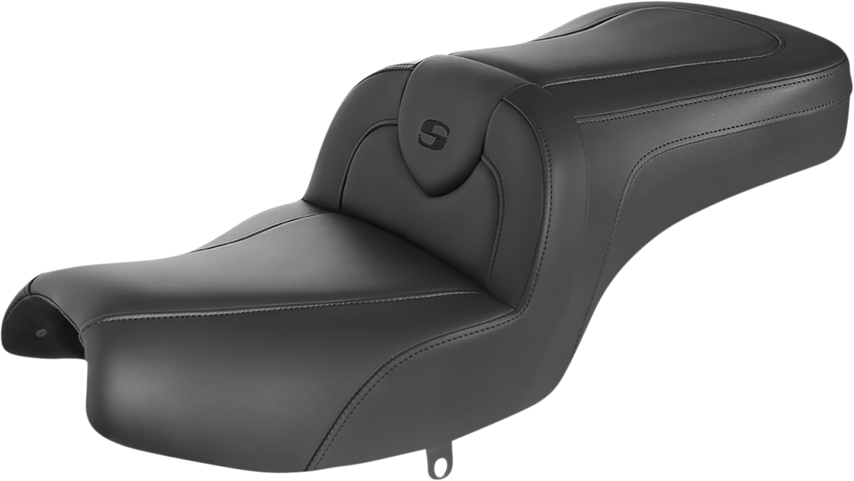 SADDLEMEN RoadSofa™ Seat - without Backrest - Black/Black Stitching - Challenger/Pursuit '20-'24 I20-06-187