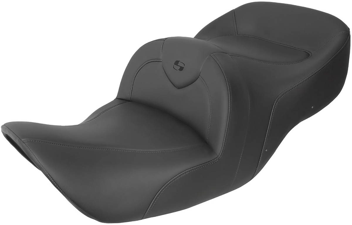 SADDLEMEN RoadSofa™ Seat - without Backrest - Black/Black Stitching - GL1800 '01-'10 H01-07-187