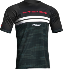 THOR Intense Assist Decoy Short-Sleeve Jersey - Black/Camo - Large 5020-0195