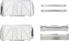 MOOSE OFFROAD Billet Radiator Guards - Silver - Yamaha 12-5102