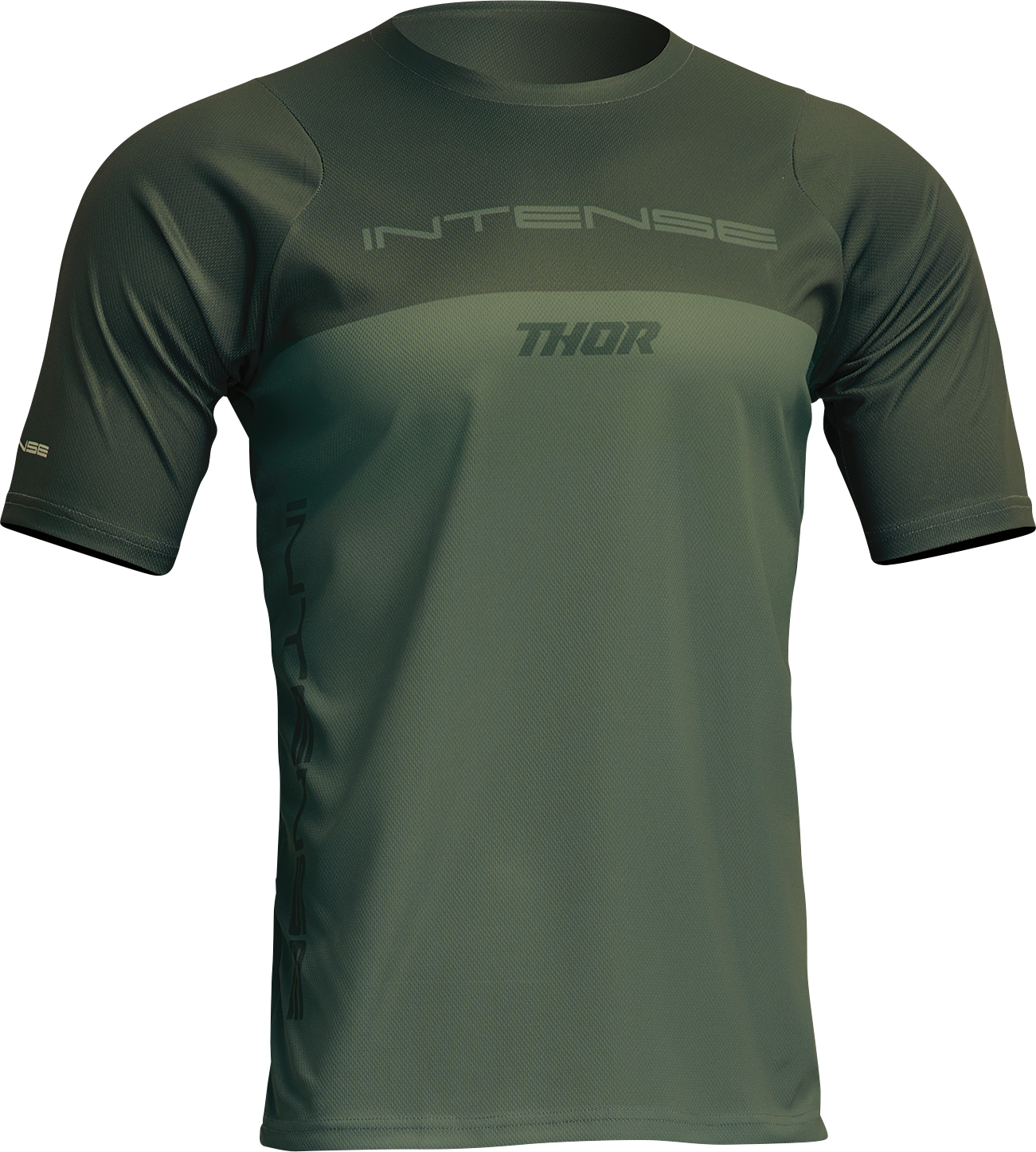 THOR Intense Assist Censis Short-Sleeve Jersey - Forest Green - XL 5020-0214