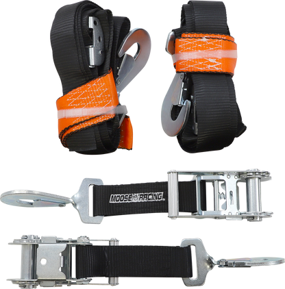 MOOSE OFFROAD Wheel Net Tie Downs - Black 3920-0494