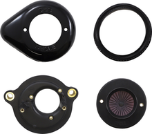 S&S CYCLE Air Stinger Stealth Air Cleaner Kit - Black 170-0718A
