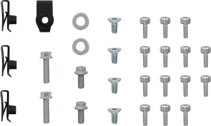 MOOSE OFFROAD Billet Radiator Guards - Silver - Yamaha 12-5102