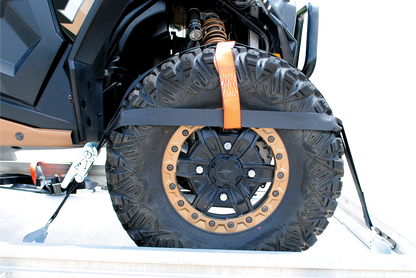 MOOSE OFFROAD Wheel Net Tie Downs - Black 3920-0494