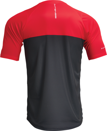 THOR Intense Assist Censis Short-Sleeve Jersey - Red/Black - Large 5020-0207