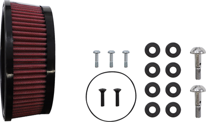 S&S CYCLE Air Stinger Stealth Air Cleaner Kit - Black 170-0718A