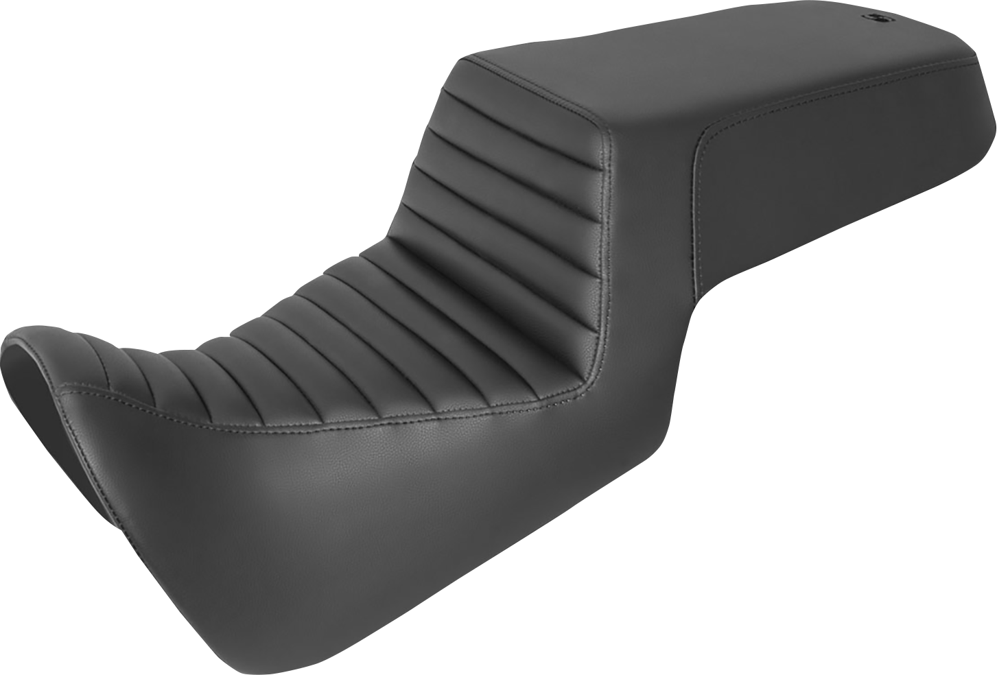 SADDLEMEN Step-Up Seat - Front Tuck-n-Roll/Rear Smooth - Black 821-34-171