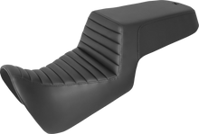 SADDLEMEN Step-Up Seat - Front Tuck-n-Roll/Rear Smooth - Black 821-34-171