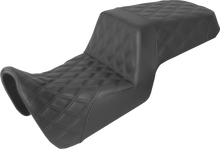 SADDLEMEN Step-Up Seat - Full Lattice Stitch - Black - Pan America '21-'24 821-34-175