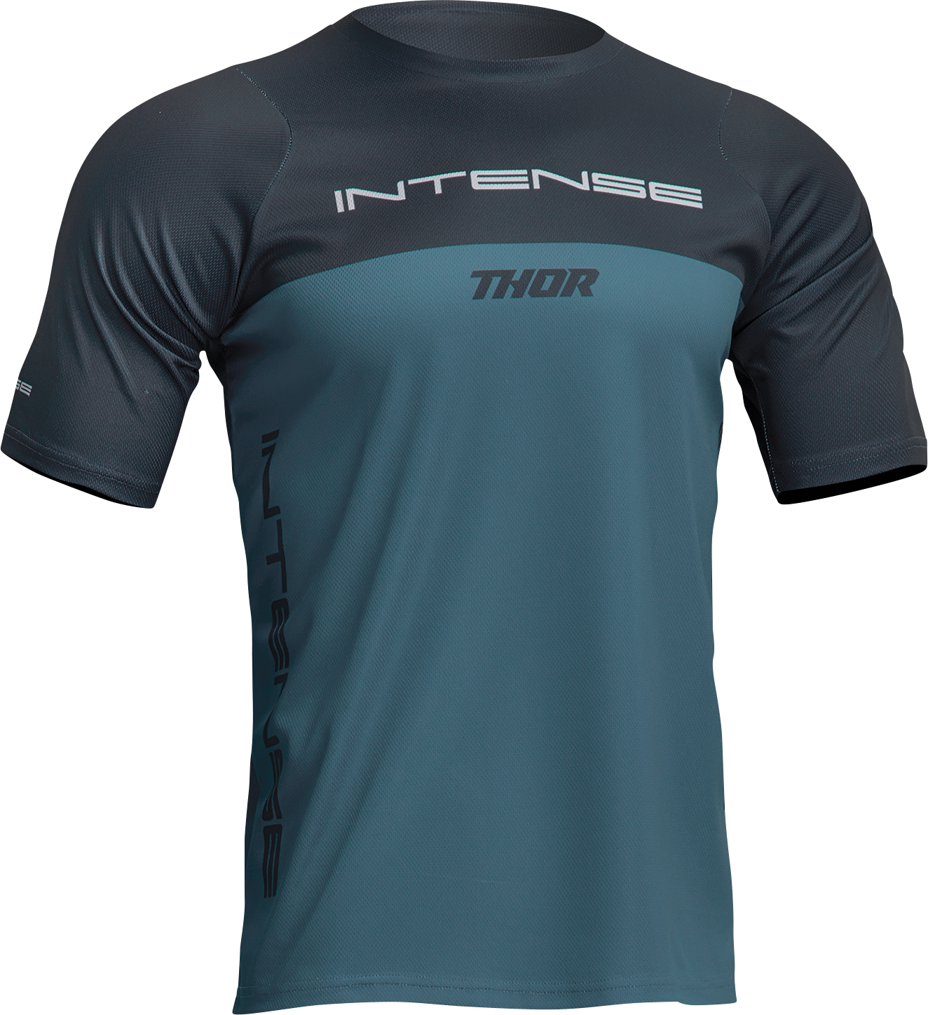 THOR Intense Assist Censis Short-Sleeve Jersey - Teal/Midnight - XL 5020-0220