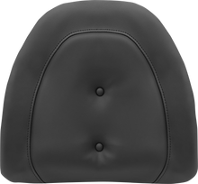 SADDLEMEN Tour-Pak® Backrest Pad Cover - Pillow Top - Black 88-11884PT