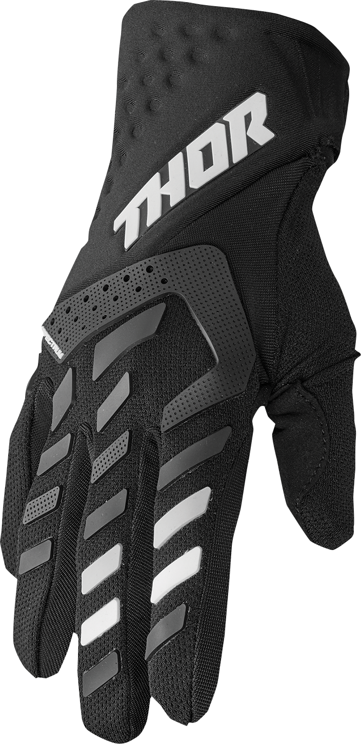 THOR Women's Spectrum Gloves - Black/White - Medium 3331-0231