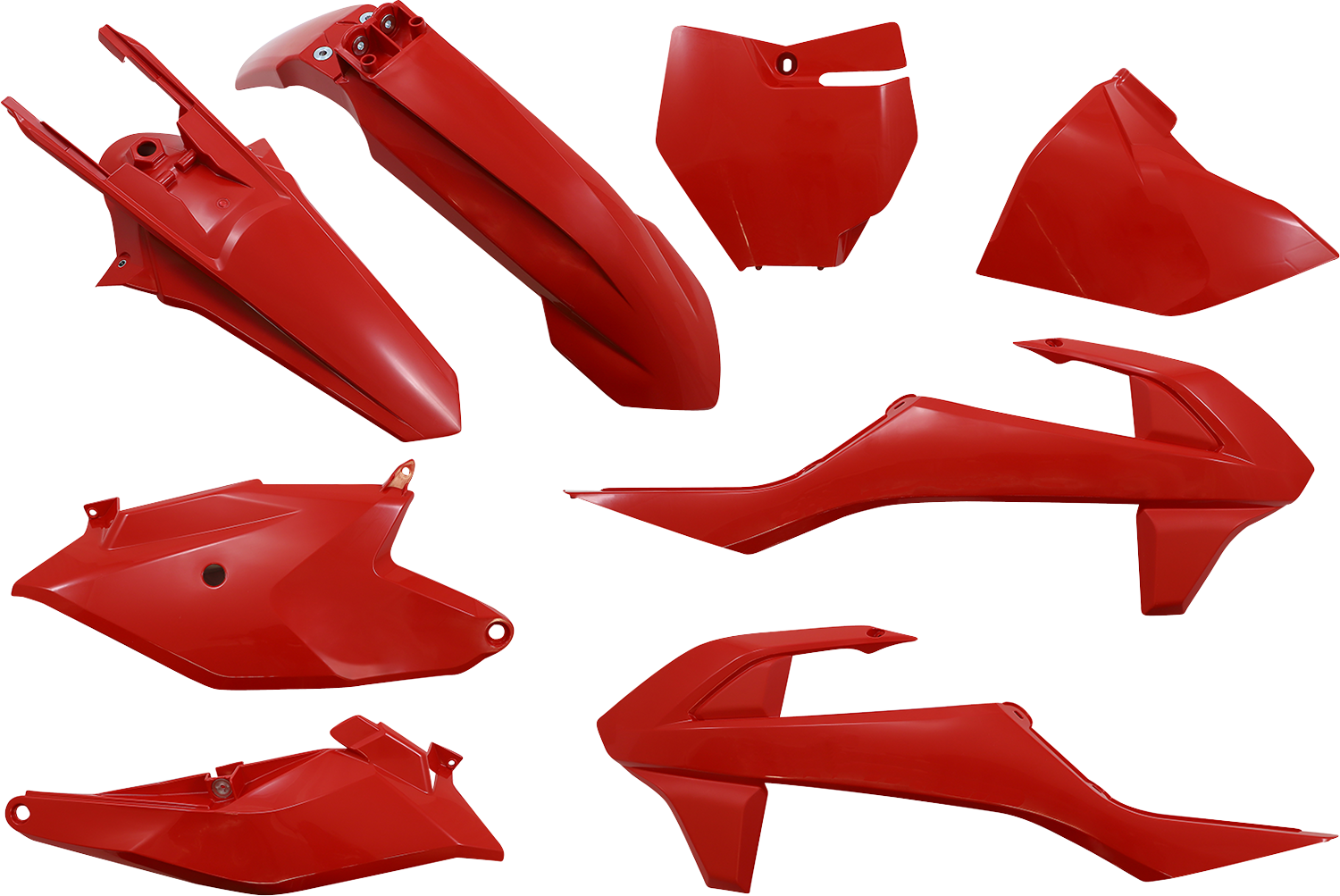 UFO Replacement Body Kit - OEM Red - Gas Gas - MC '21-'24 GGKIT701-999