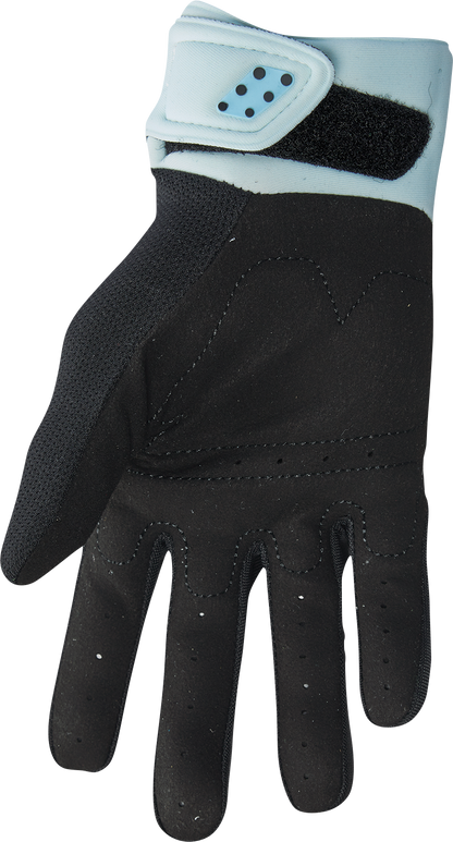 THOR Women's Spectrum Gloves - Black/Light Mint - Large 3331-0236