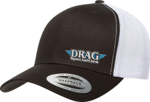 DRAG SPECIALTIES Drag Specialties Mesh Snapback Hat - Black/White NP22E-H709