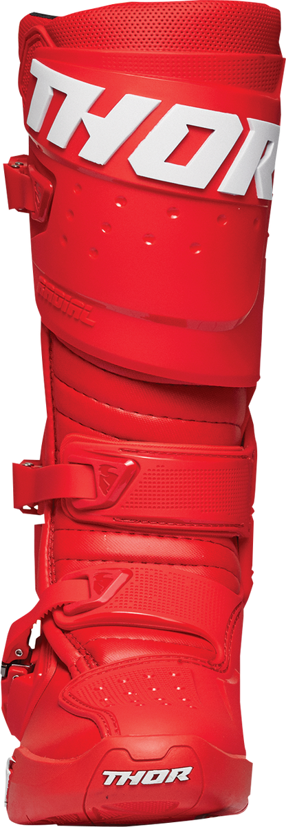 THOR Radial Boots - Red - Size 14 3410-2743