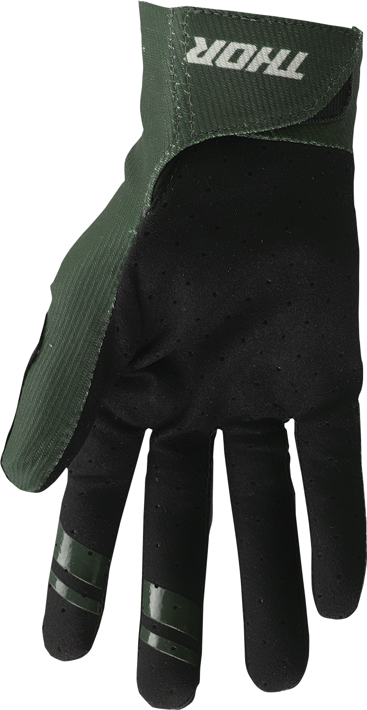 THOR Intense Assist Censis Gloves - Forest Green - Medium 3360-0231