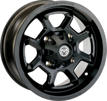 MOOSE OFFROAD Wheel - 415X - Front - Black - 12x7 - 4/136 - 4+3 415MO127136MB4