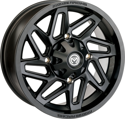 MOOSE OFFROAD Wheel - 361X - Front - Black - 12x7 - 4/156 - 4+3 361MO127156MB4