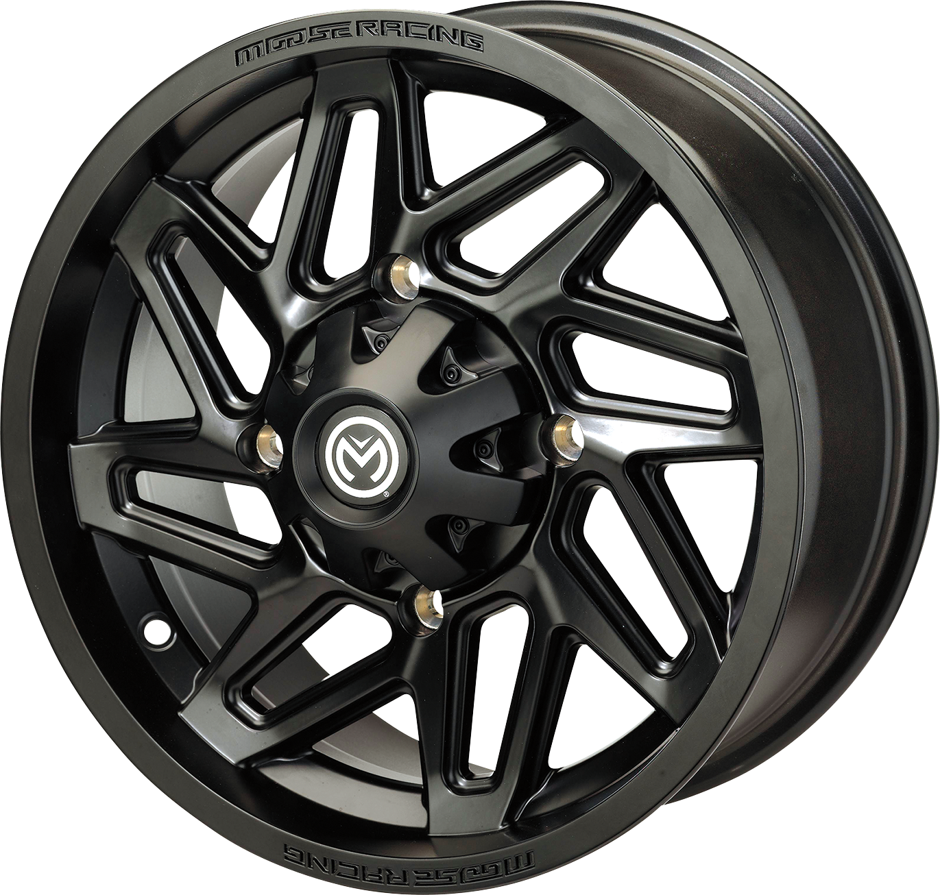MOOSE OFFROAD Wheel - 361X - Front - Black - 12x7 - 4/156 - 4+3 361MO127156MB4