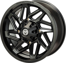 MOOSE OFFROAD Wheel - 361X - Front - Black - 12x7 - 4/156 - 4+3 361MO127156MB4