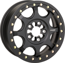 MOOSE OFFROAD Wheel - 351X - 5-Lug/Beadlock - Front/Rear - Satin Black - 15x7 - 5/4.5 - 5+2 351BM157545SB64