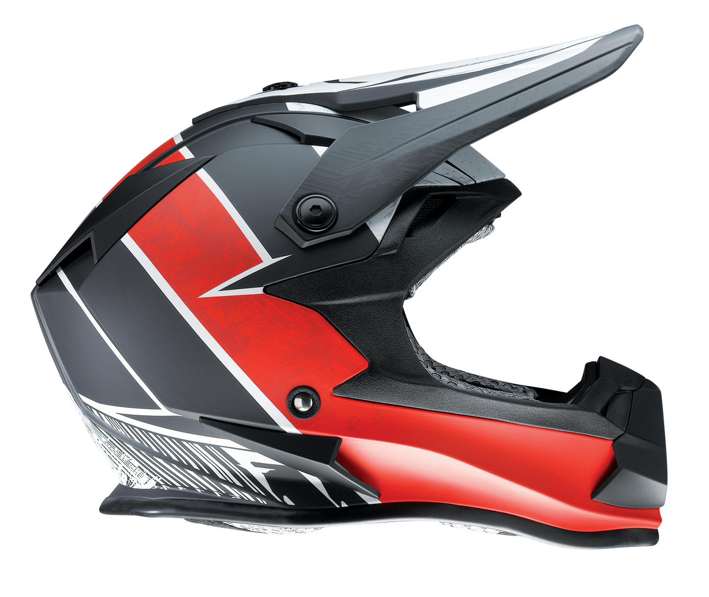 Z1R Youth F.I. Helmet - Fractal - MIPS® - Matte Black/Red - Medium 0111-1518