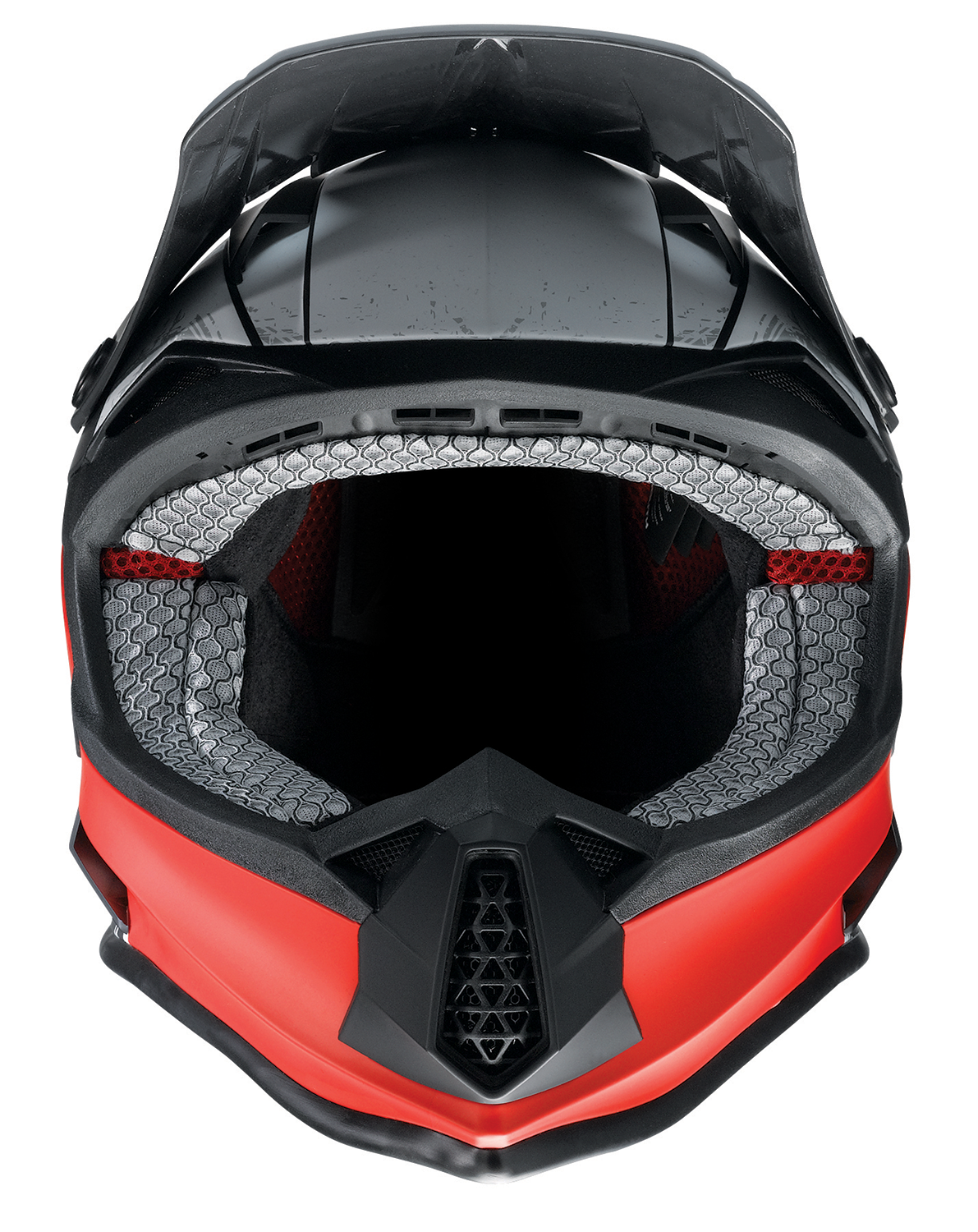 Z1R Youth F.I. Helmet - Fractal - MIPS® - Matte Black/Red - Medium 0111-1518