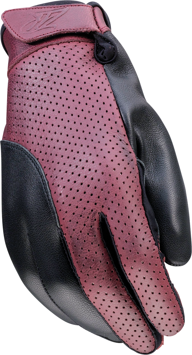Z1R Women's Combiner Gloves - Black/Red - Small 3302-0892