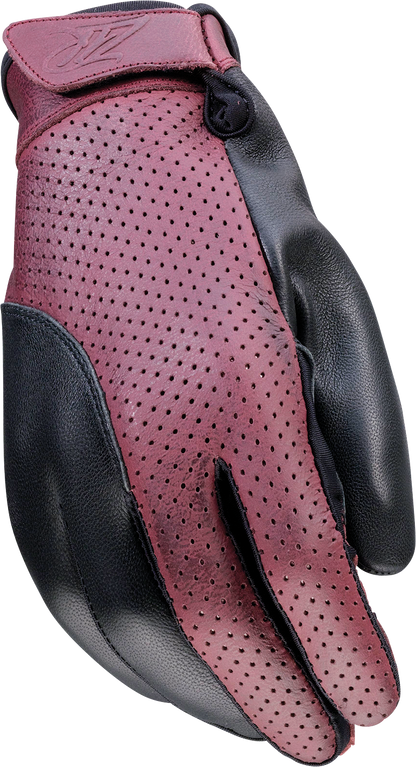 Z1R Women's Combiner Gloves - Black/Red - XL 3302-0895