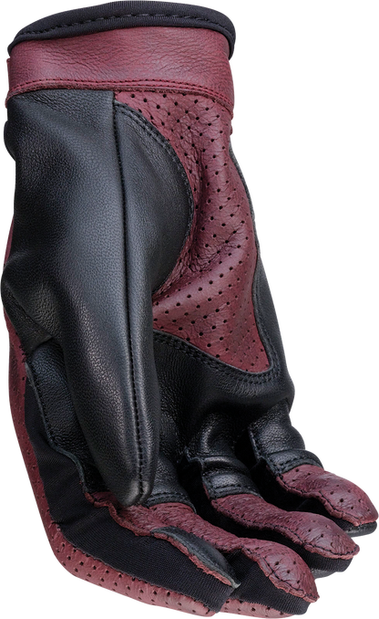 Z1R Women's Combiner Gloves - Black/Red - Large 3302-0894
