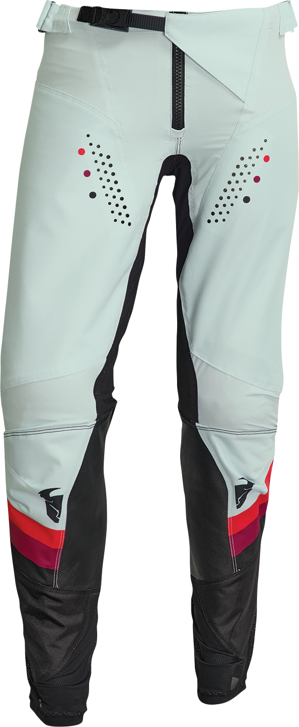 THOR Women's Pulse Rev Pants - Black/Mint - US 5/6 2902-0325