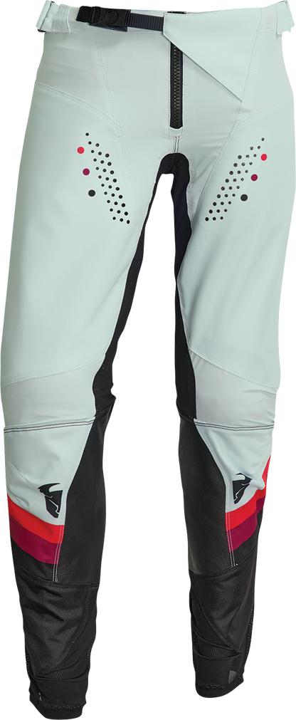 THOR Women's Pulse Rev Pants - Black/Mint - US 5/6 2902-0325