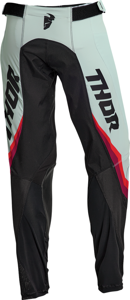 THOR Women's Pulse Rev Pants - Black/Mint - US 3/4 2902-0324
