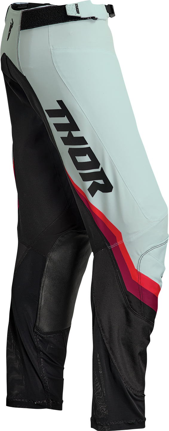 THOR Women's Pulse Rev Pants - Black/Mint - US 3/4 2902-0324