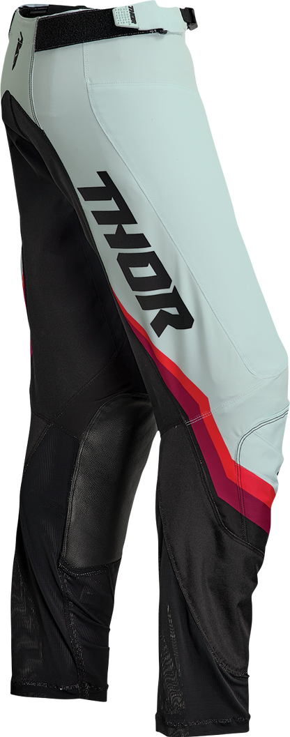 THOR Women's Pulse Rev Pants - Black/Mint - US 3/4 2902-0324