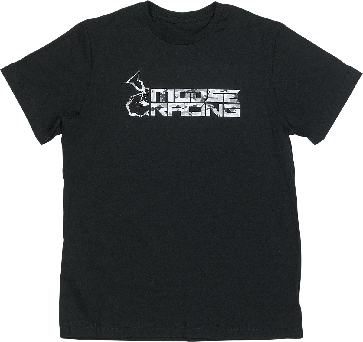 MOOSE OFFROAD Youth Camo T-Shirt - Black - Large 3032-3684