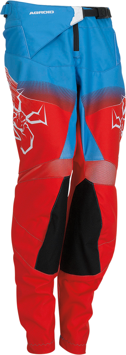 MOOSE OFFROAD Youth Agroid Pants - Red/White/Blue - US 26 2903-2271