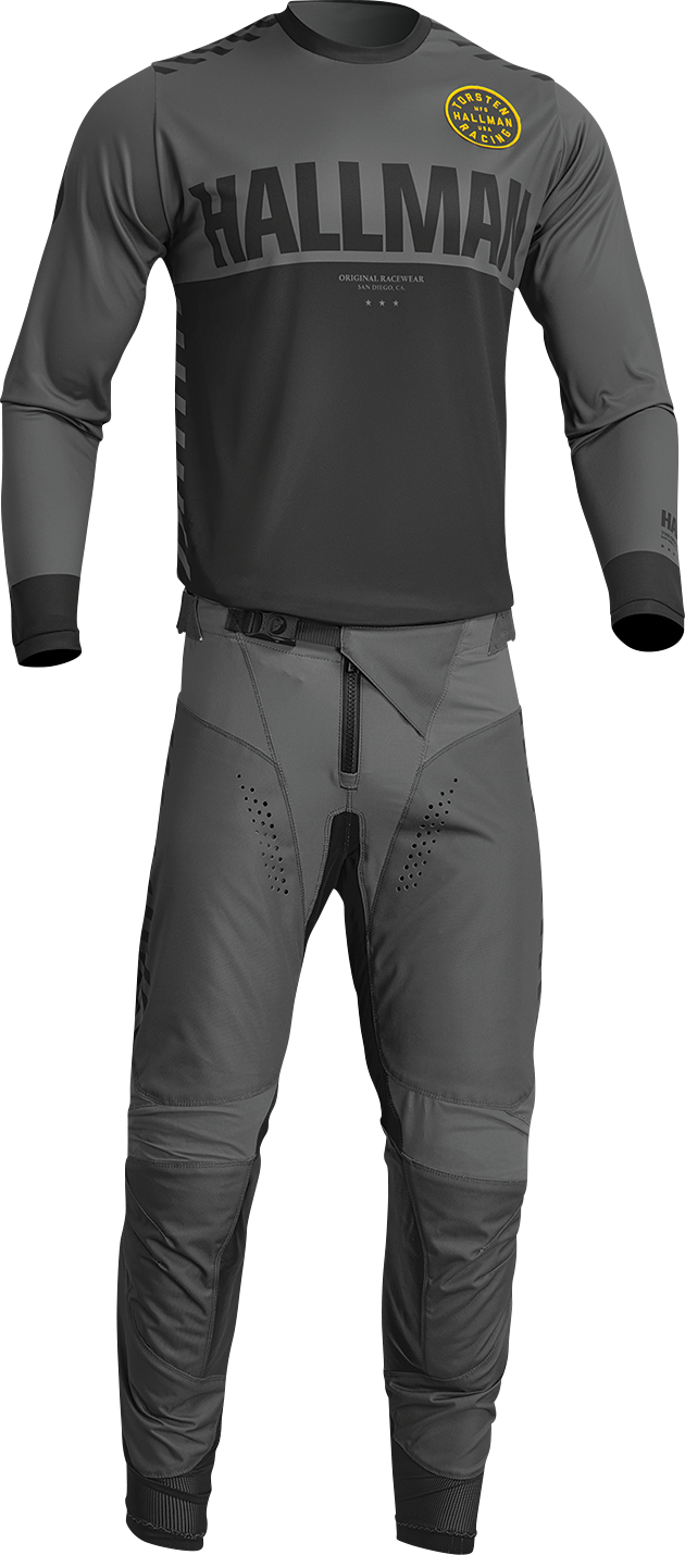 THOR Differ Slice Jersey - Charcoal/Black - Small 2910-7127