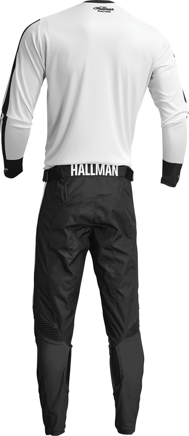 THOR Hallman Differ Roosted Jersey - White/Black - Small 2910-7115