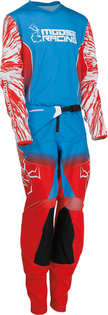 MOOSE OFFROAD Youth Agroid Pants - Red/White/Blue - US 26 2903-2271