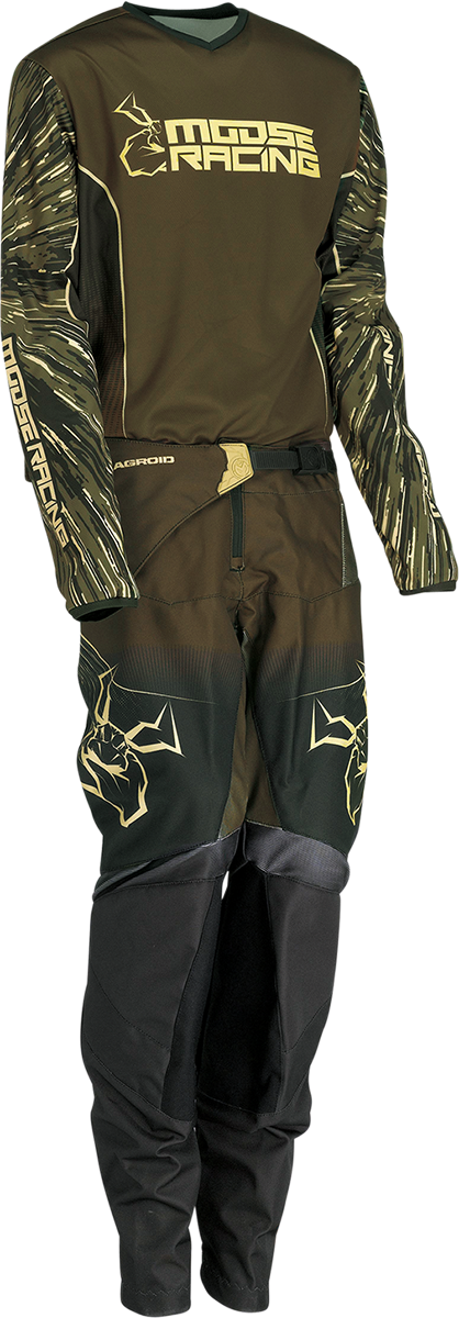 MOOSE OFFROAD Youth Agroid Pants - Olive/Tan - US 24 2903-2288