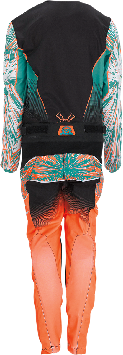 MOOSE OFFROAD Youth Agroid Pants - Teal/Orange/Black - US 26 2903-2259