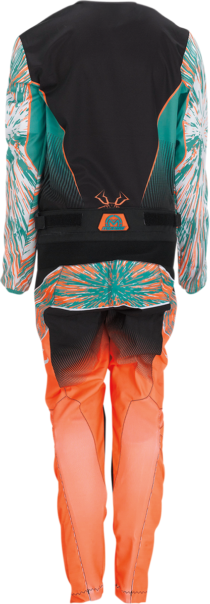 MOOSE OFFROAD Youth Agroid Pants - Teal/Orange/Black - US 26 2903-2259