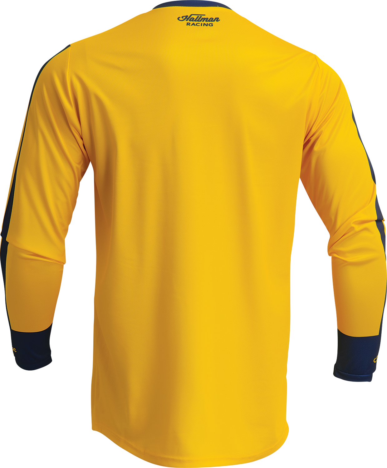 THOR Hallman Differ Roosted Jersey - Lemon/Navy - Large 2910-7123