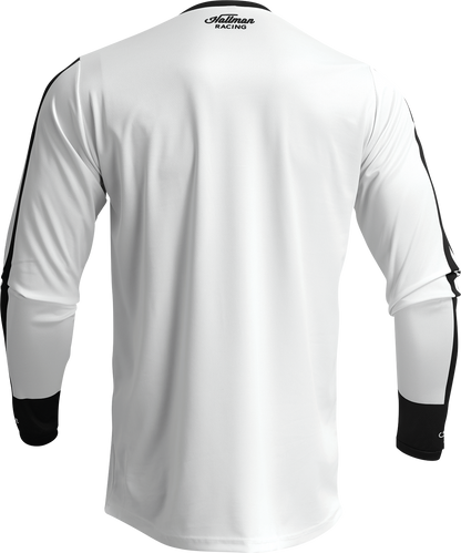 THOR Hallman Differ Roosted Jersey - White/Black - Small 2910-7115