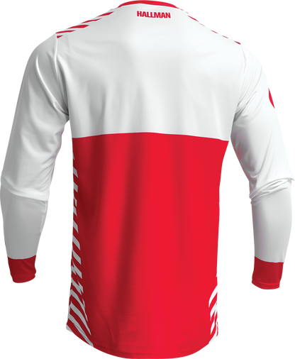 THOR Differ Slice Jersey - White/Red - Small 2910-7133