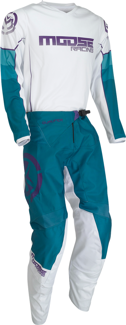 MOOSE OFFROAD Qualifier® Pants - Blue/White - US 28 2901-10322