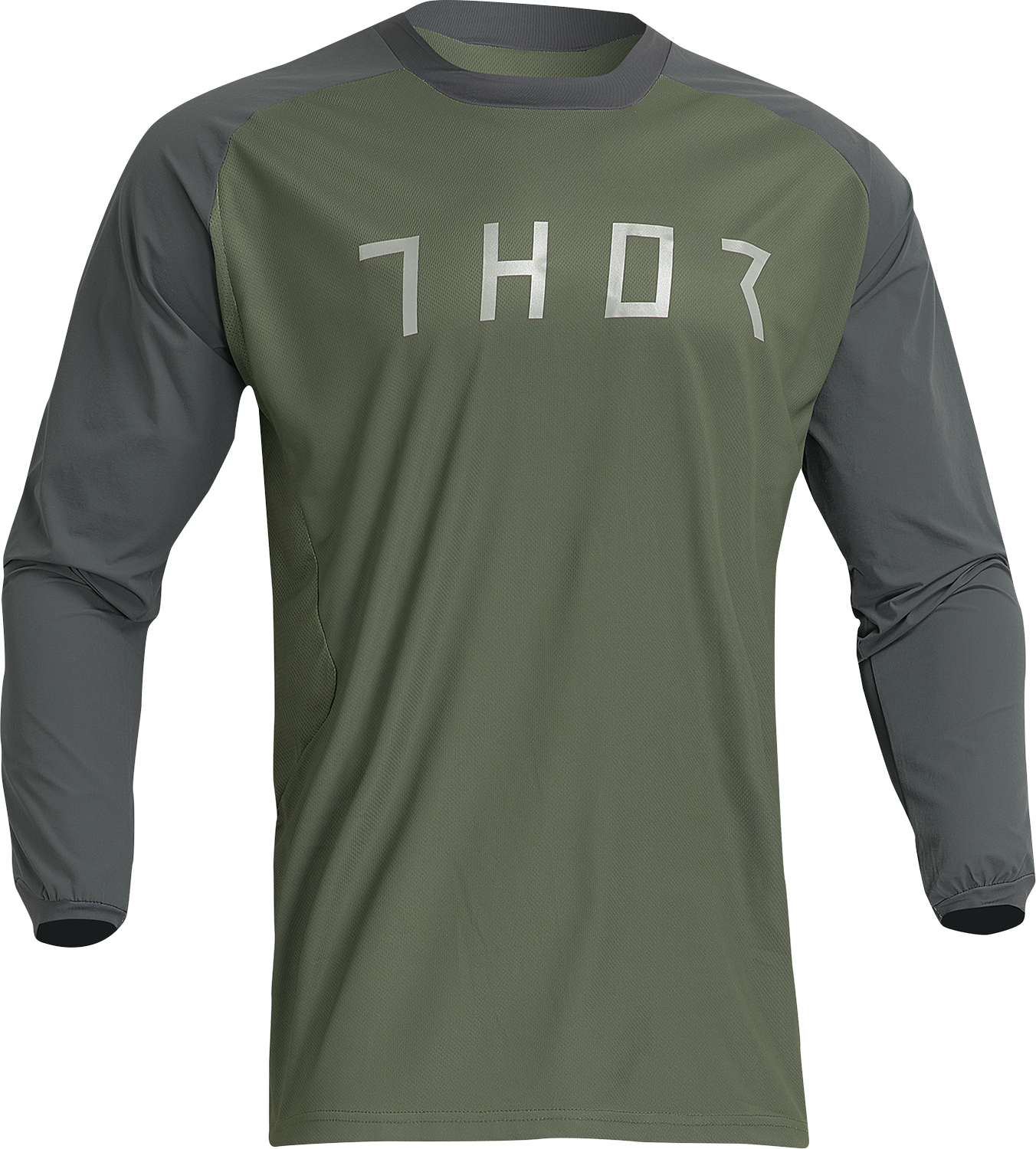 THOR Terrain Jersey - Army/Charcoal - Large 2910-7168